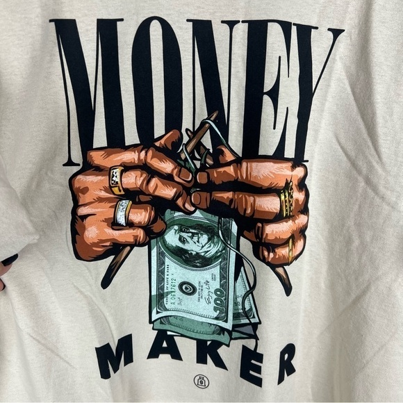 Fashion Nova, Men’s Money Maker Short Sleeve Tee. Size: XL. NWT - Picture 8 of 8